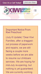 Mobile Screenshot of kiwipreschool.com